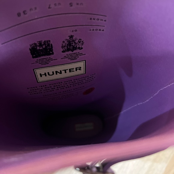Hunter Boots - Purple - Tall NWOT - Picture 3 of 14